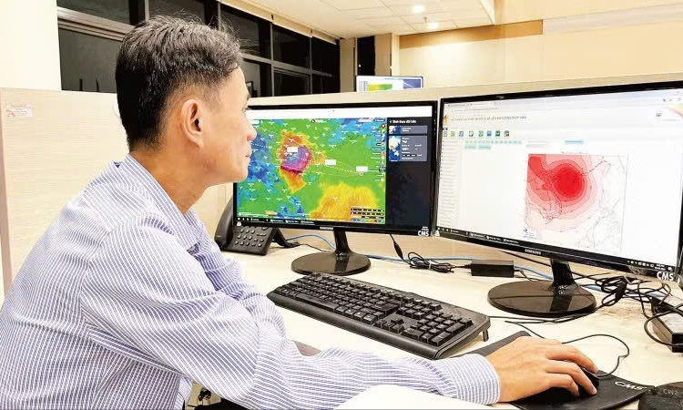 Đẩy mạnh chuyển đổi số trong ng&agrave;nh quan trắc kh&iacute; tượng