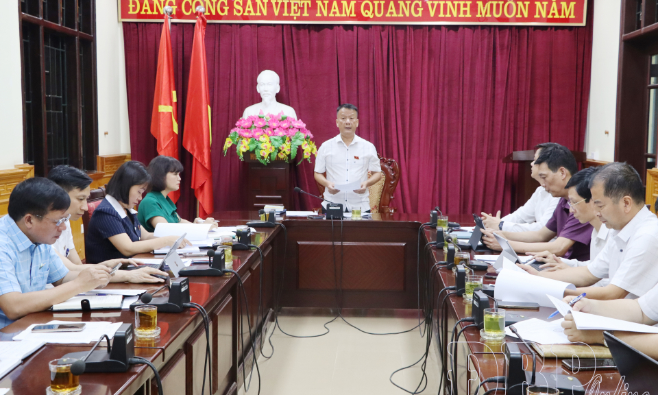 Ban D&acirc;n tộc thẩm tra 2 dự thảo nghị quyết UBND tỉnh tr&igrave;nh HĐND tỉnh