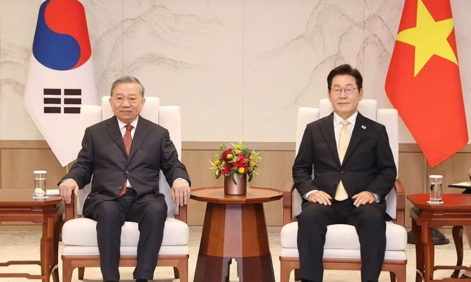 Tổng thống H&agrave;n Quốc Lee Jae Myung thăm cấp Nh&agrave; nước tới Việt Nam