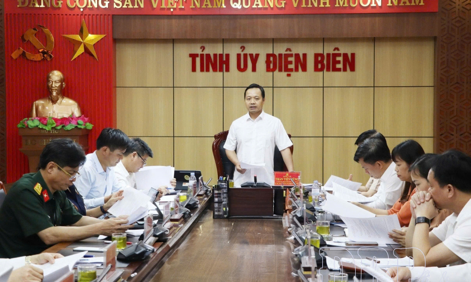 Họp Ban Chỉ đạo Ph&ograve;ng chống tham nhũng, l&atilde;ng ph&iacute;, ti&ecirc;u cực tỉnh 