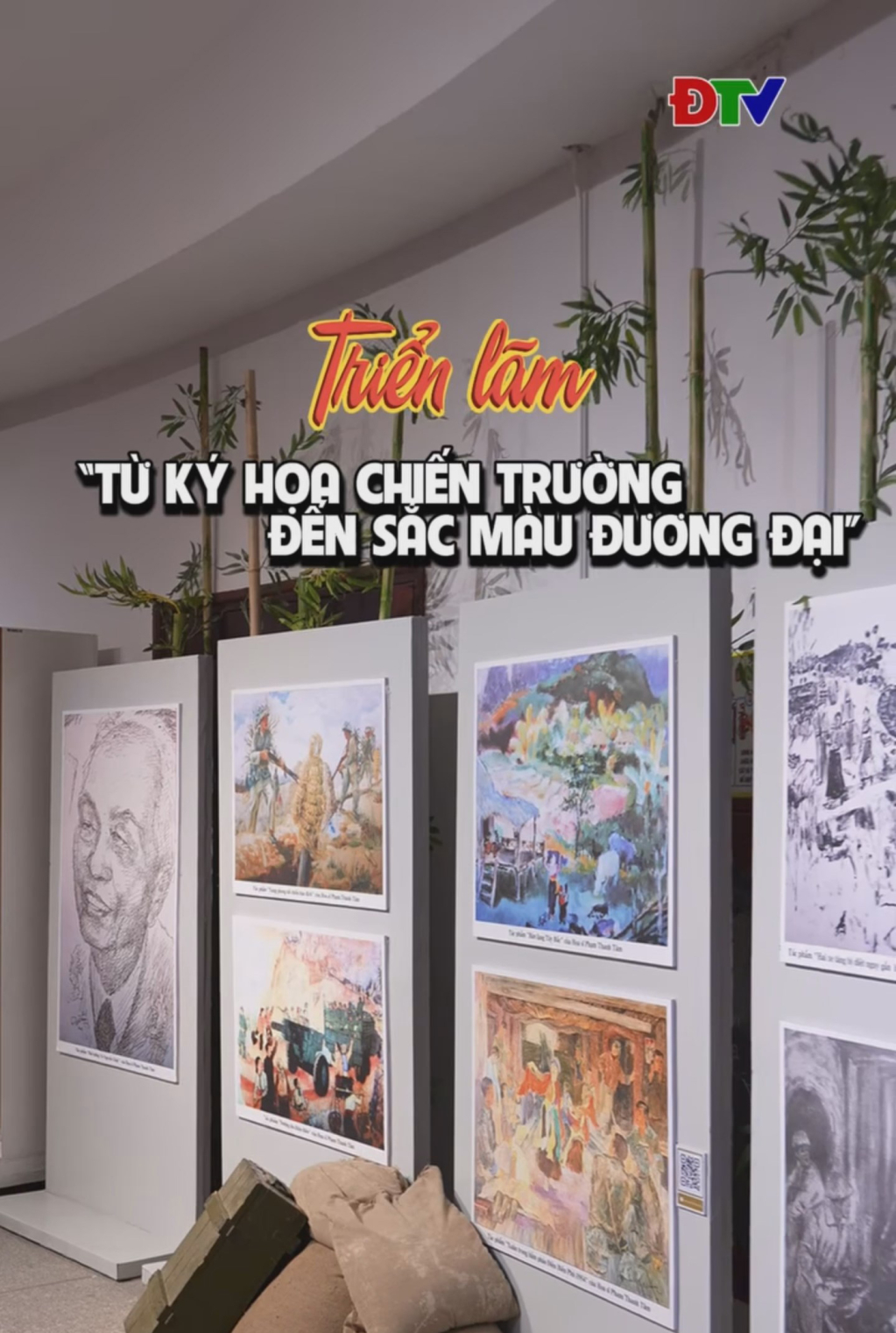 Triển l&atilde;m &ldquo;Từ k&yacute; họa chiến trường đến sắc m&agrave;u đương đại&rdquo;