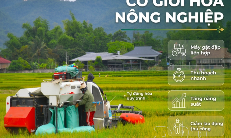 Cơ giới h&oacute;a - đ&ograve;n bẩy kinh tế n&ocirc;ng th&ocirc;n