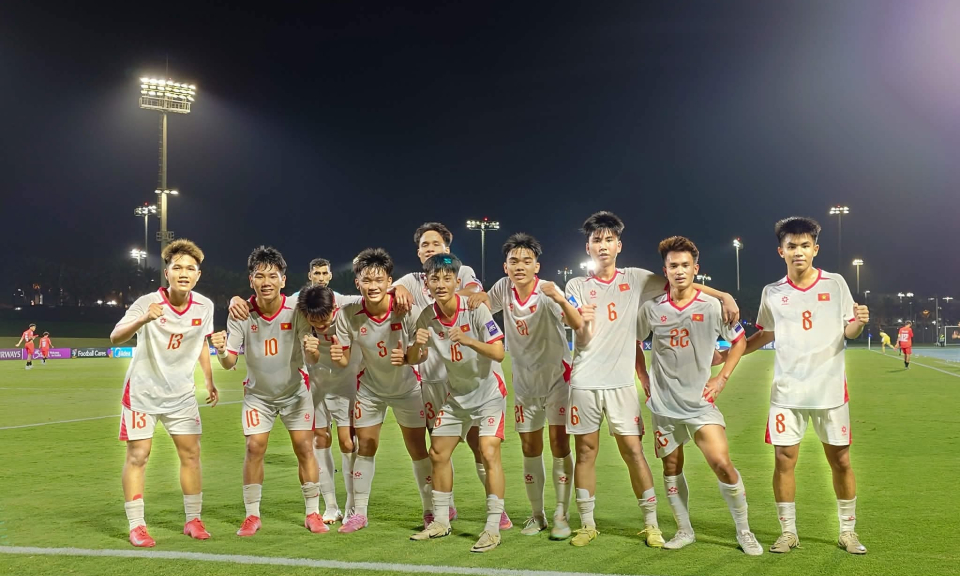 V&ograve;ng chung kết U17 ch&acirc;u &Aacute; 2026: Việt Nam thắng Yemen ở trận ra qu&acirc;n